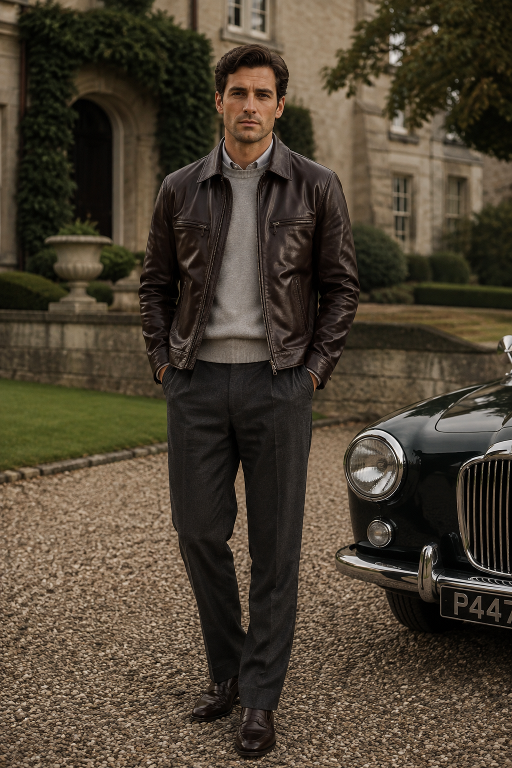 The Gentleman Leather Jacket