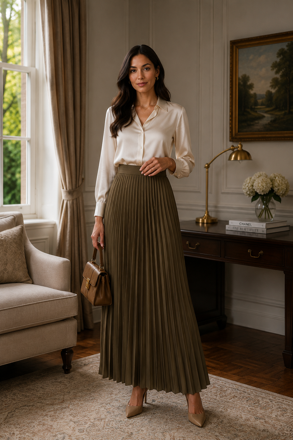 The Hartley Pleated Skirt