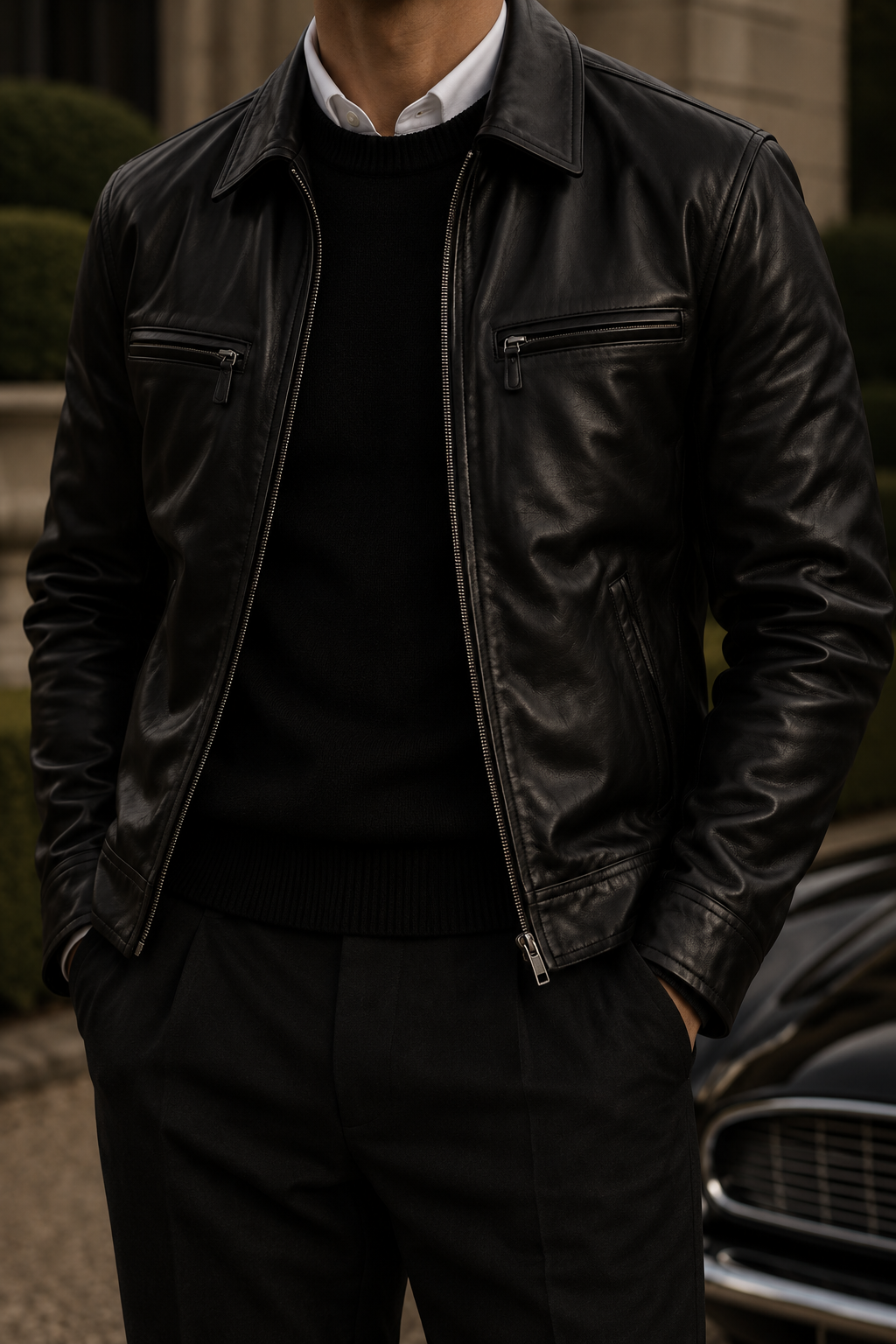 The Gentleman Leather Jacket