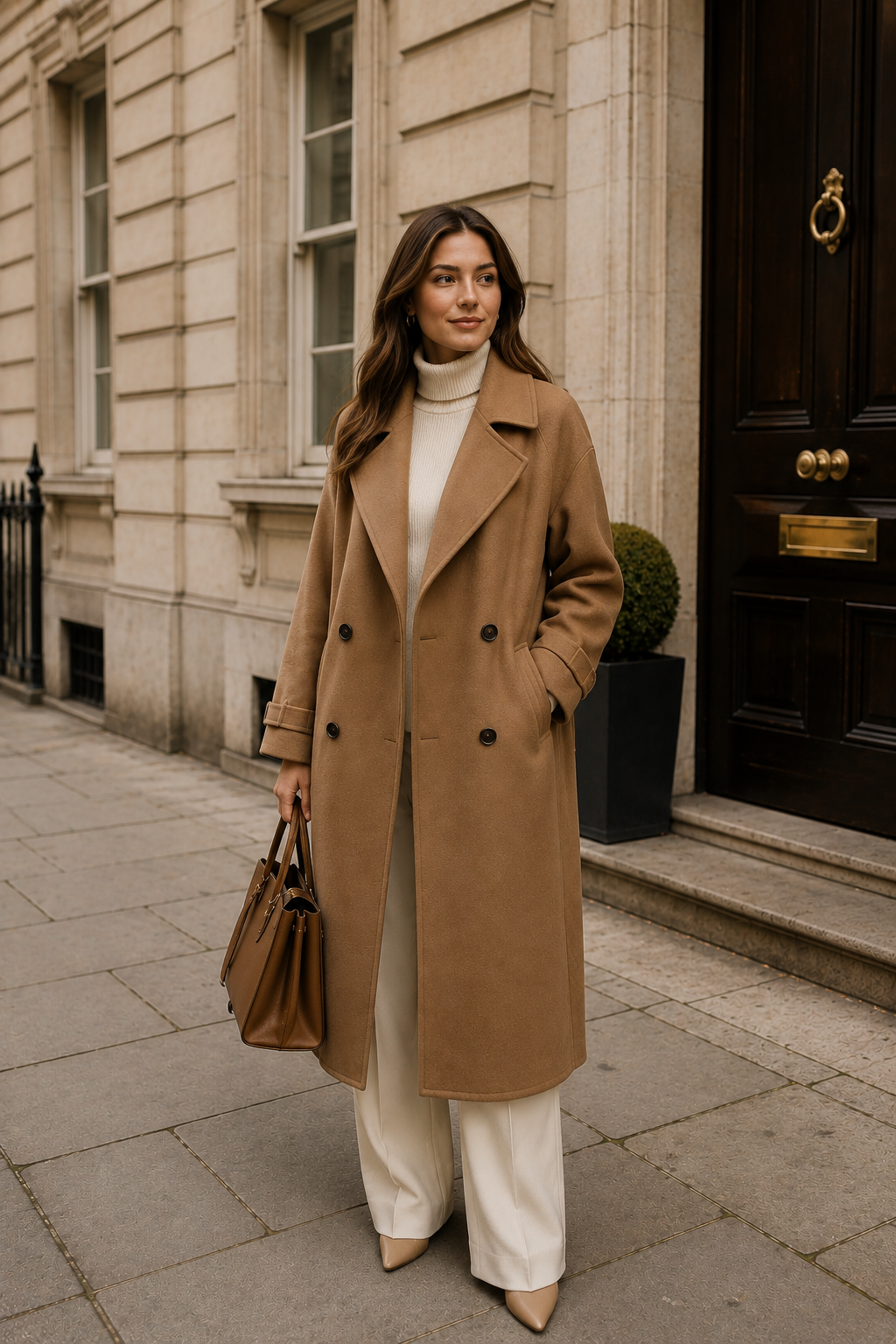 Women's Belted Winter Coat