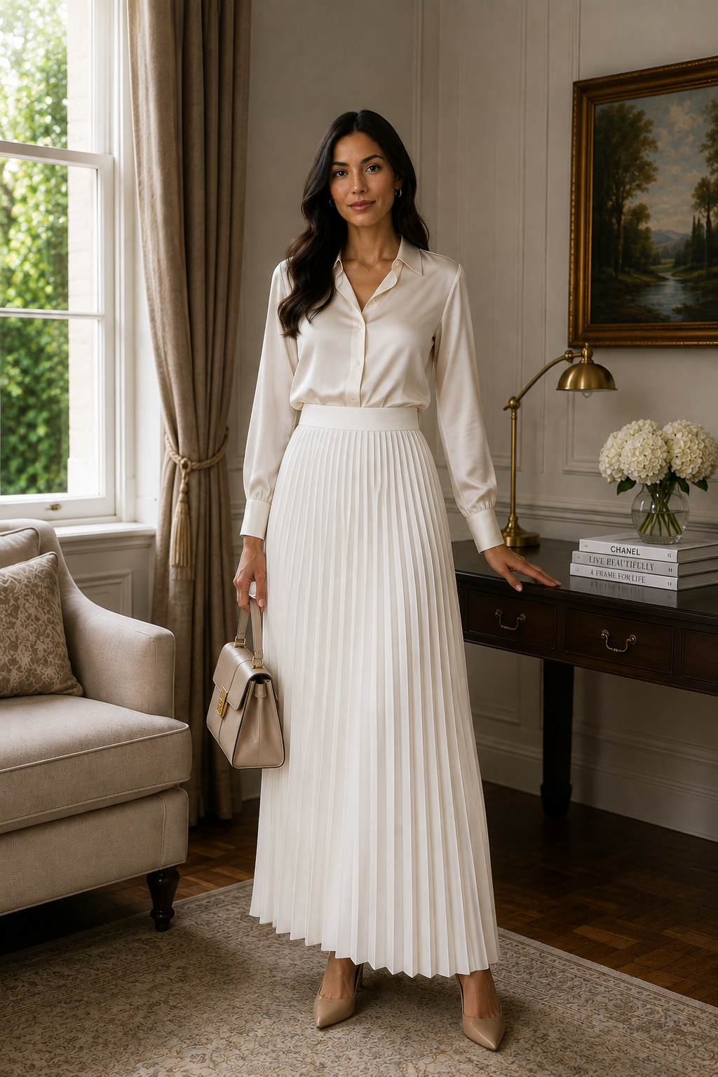The Hartley Pleated Skirt