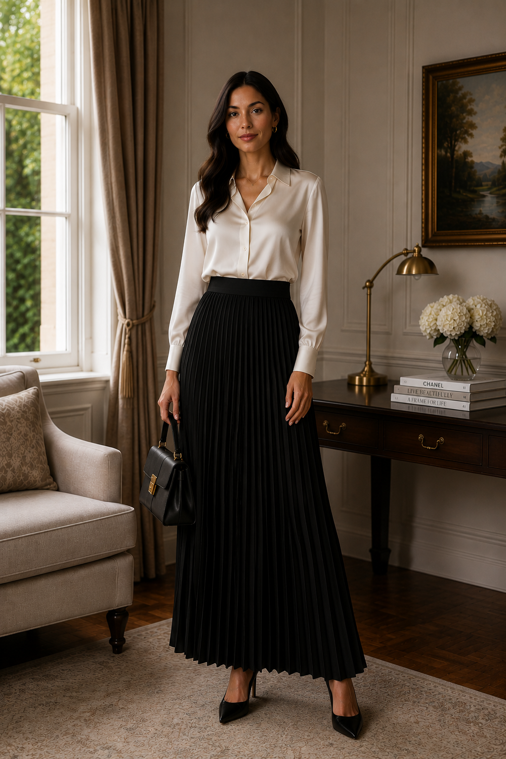The Hartley Pleated Skirt