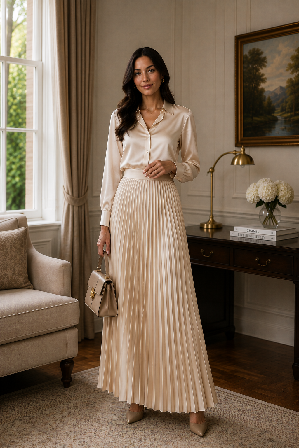 The Hartley Pleated Skirt
