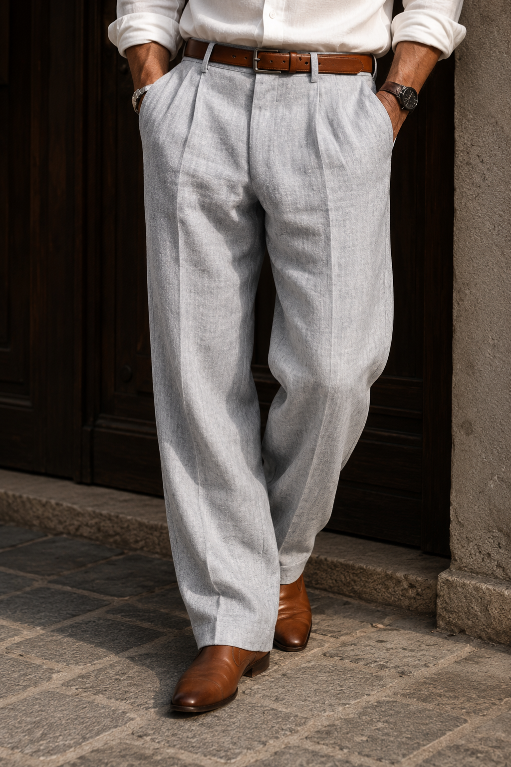 The Hartley Pleated Trousers