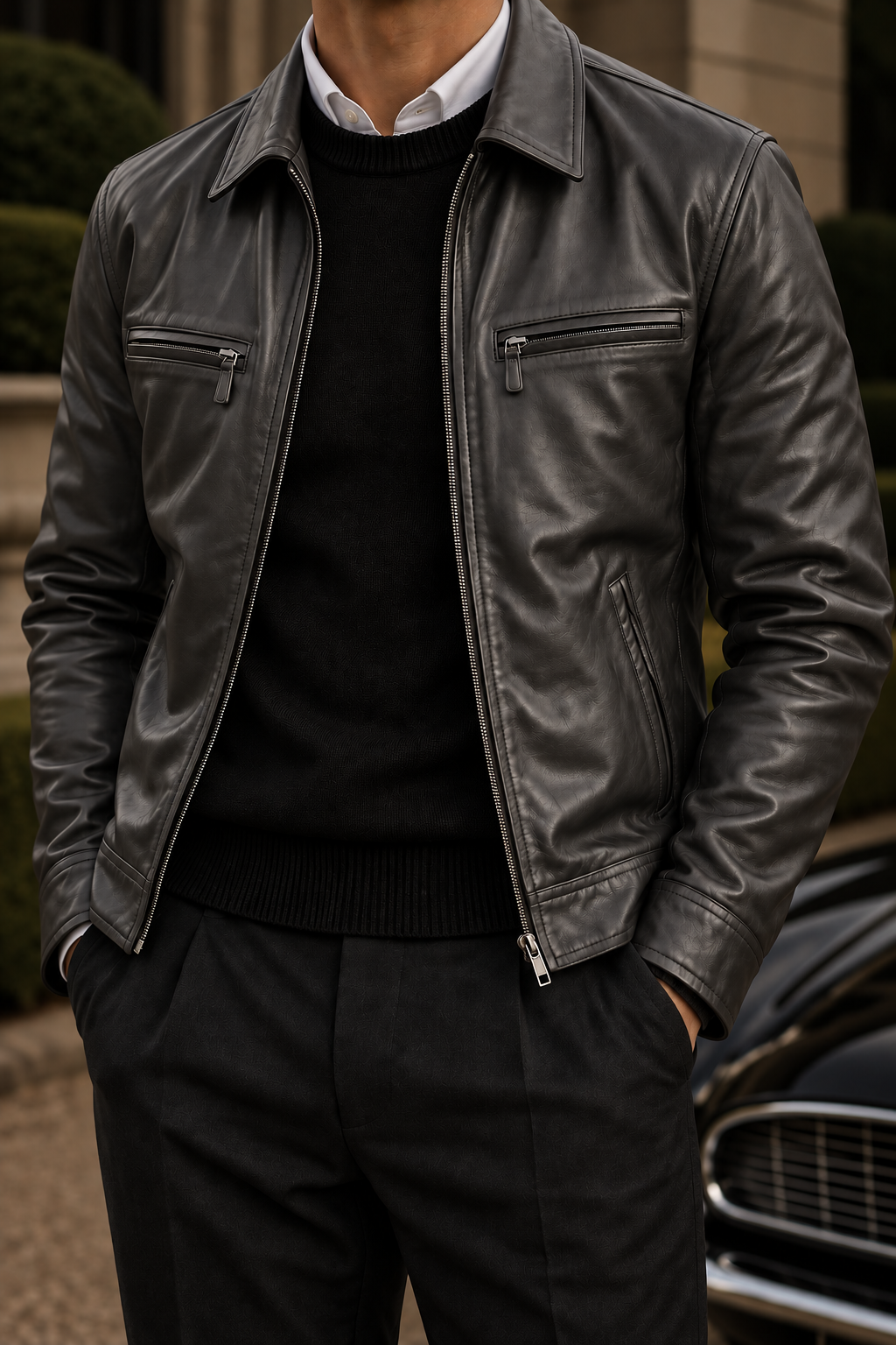 The Gentleman Leather Jacket